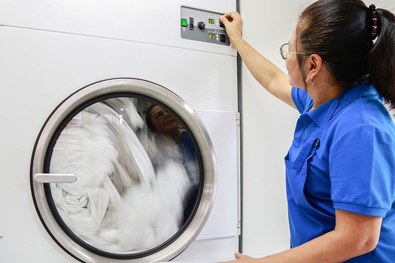 Industriewaschmaschine für Mopps und Reinigungstextilien